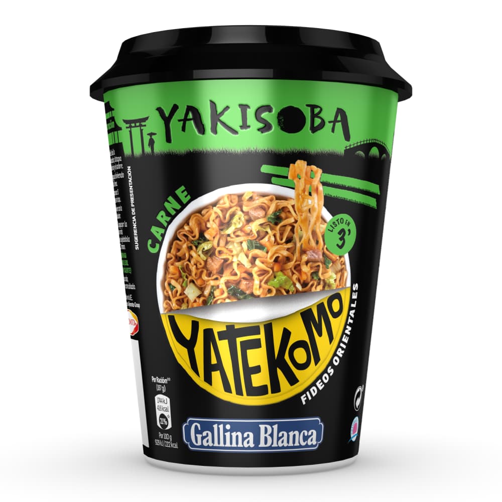 Ā./p. nūdeles Yakisobo ar gaļu 93g