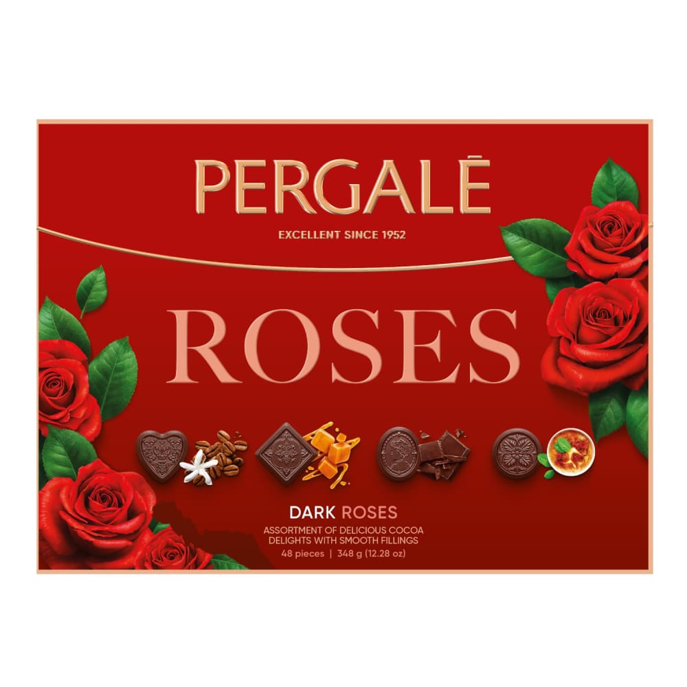 Konfekšu izlase Pergale Dark Roses 348g