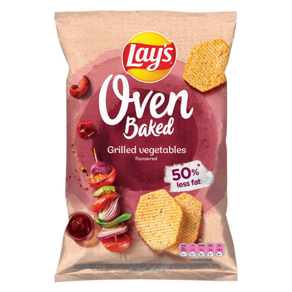 Kart. čipsi Lay's ar gril. dārzeņu g. 110g