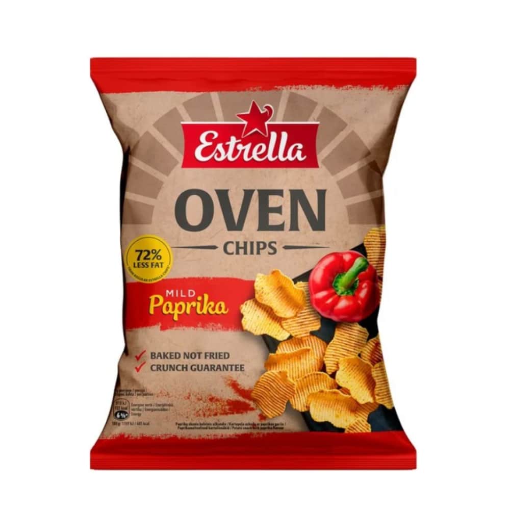 Čipsi Oven ar maigas paprikas garšu 125g