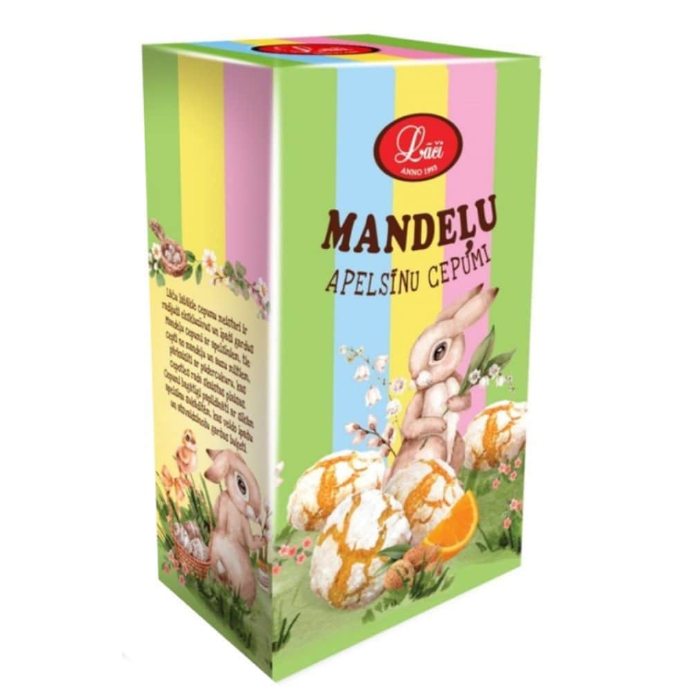 Cepumi Lāči ar mandelēm, apelsīniem 110g