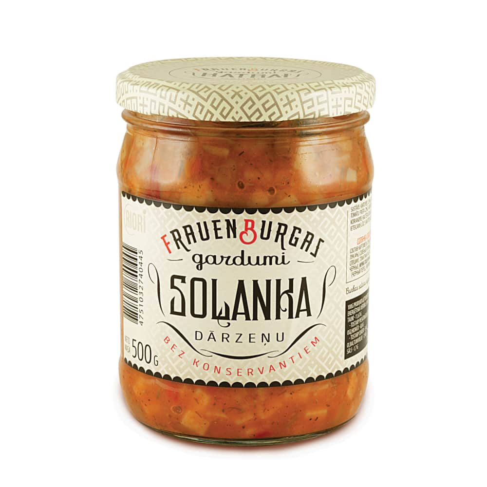 Soļanka dārzeņu Frauenburgas gardumi 500g