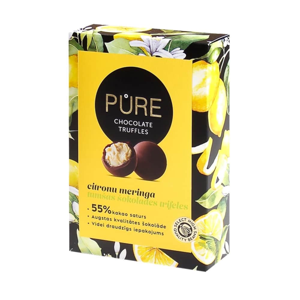 Tum. šok. trifeles ar citronu kr. pild. 148g