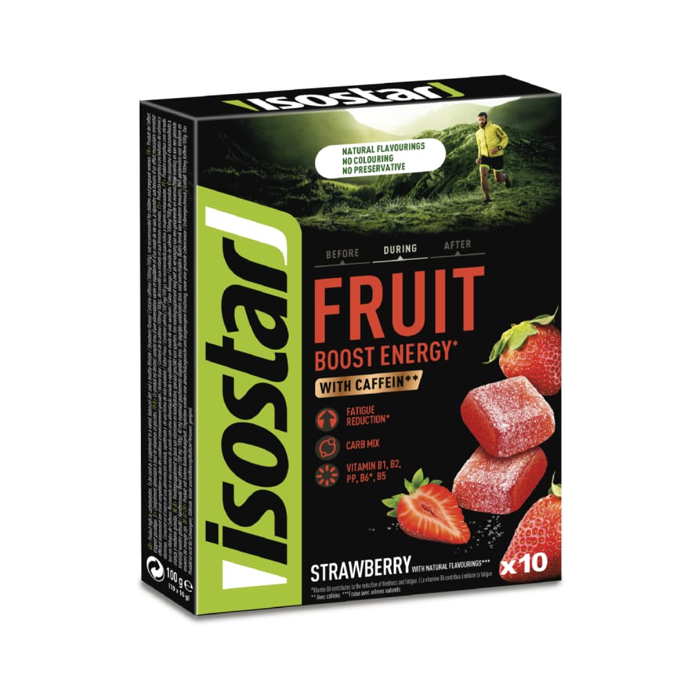 Zemeņu marmelādes Energy Boost Caffeine 10x10