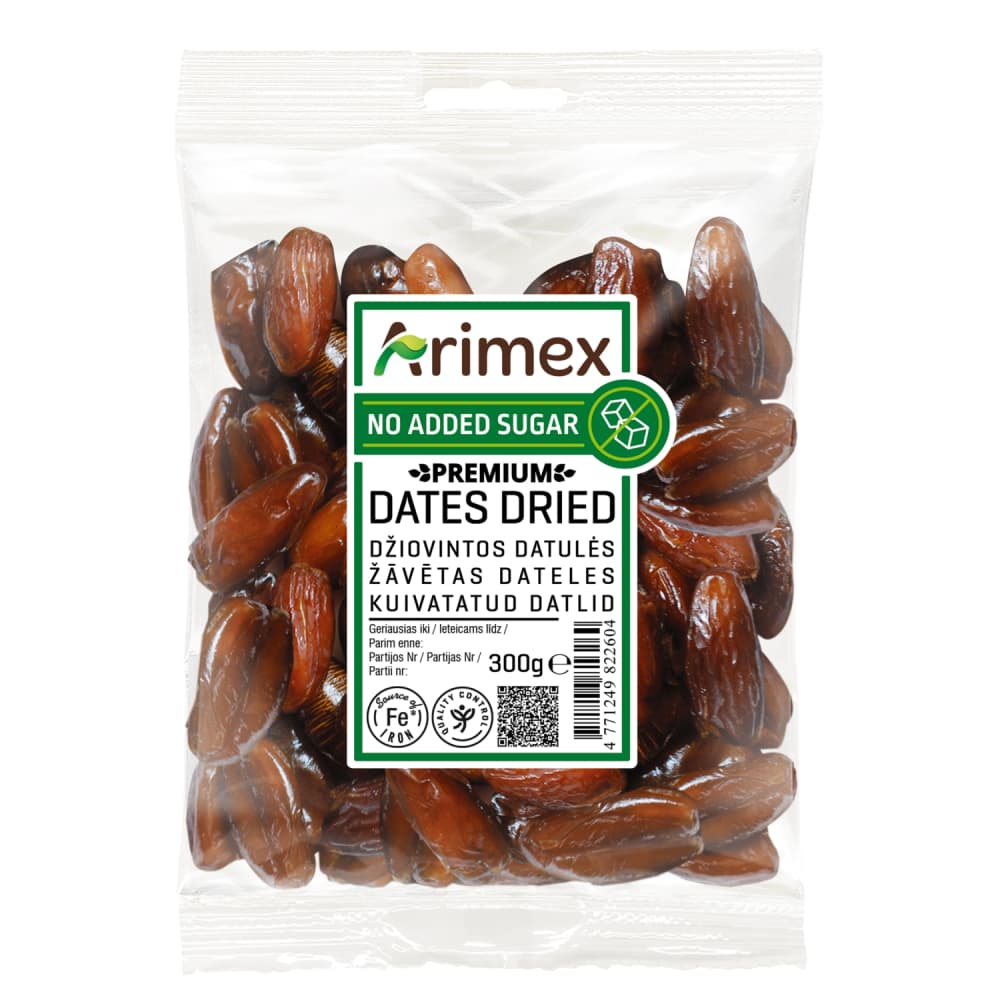 Dateles Arimex Premium bez kauliņiem 300g