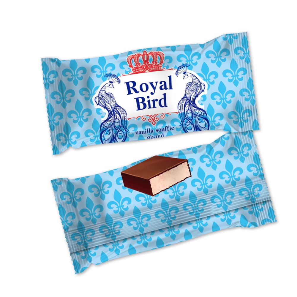 Konfektes Royal Bird kakao glazūrā kg