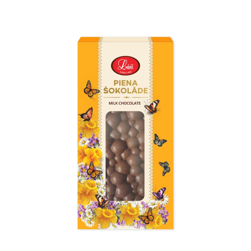 Piena šokolādes tāfelīte Lāči 80g