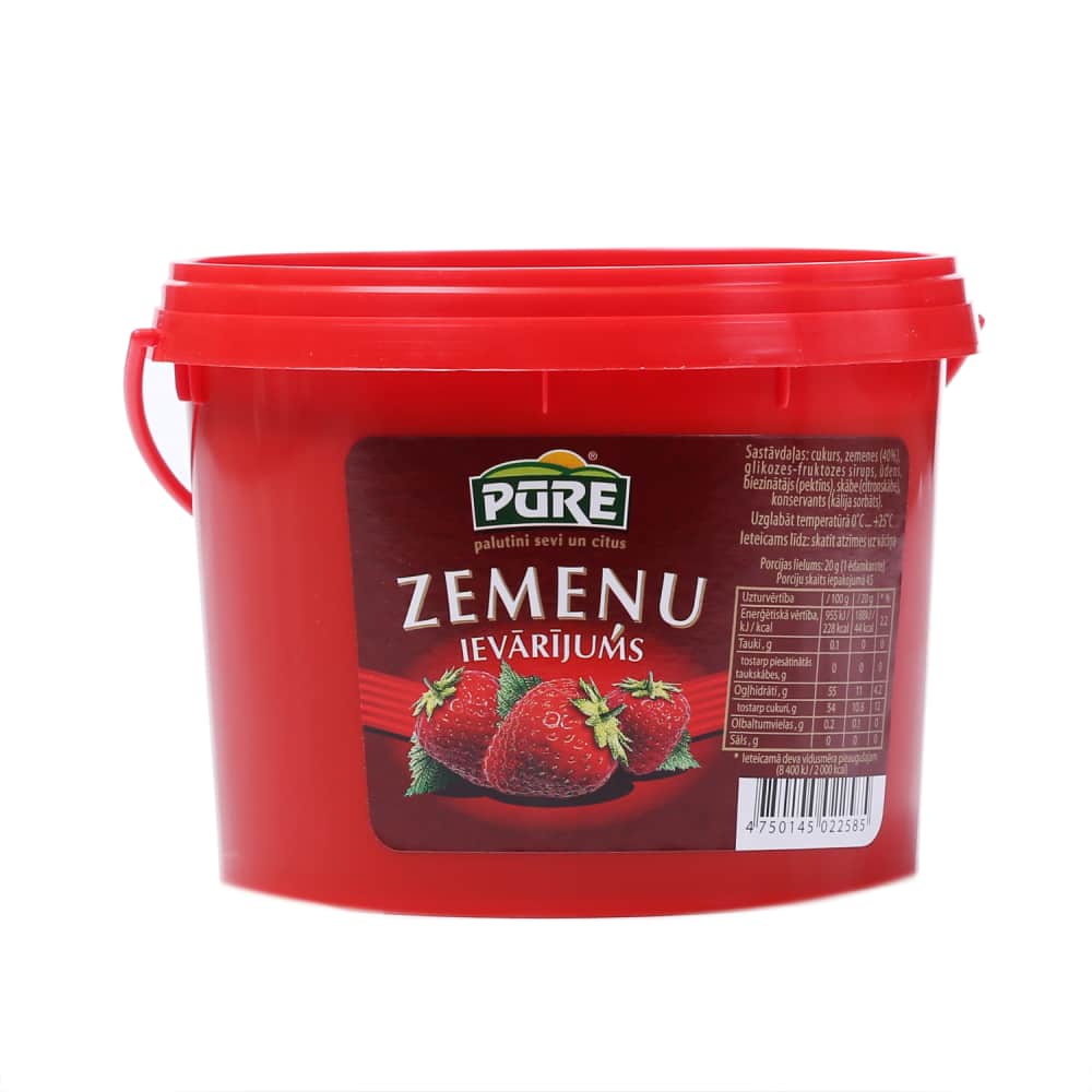 Ievārījums Pūre zemeņu 900g