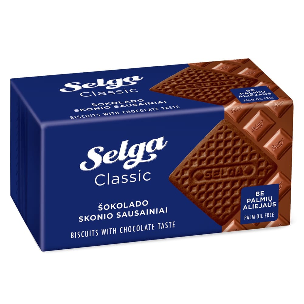Cepumi Selga ar šokolādes garšu 180g