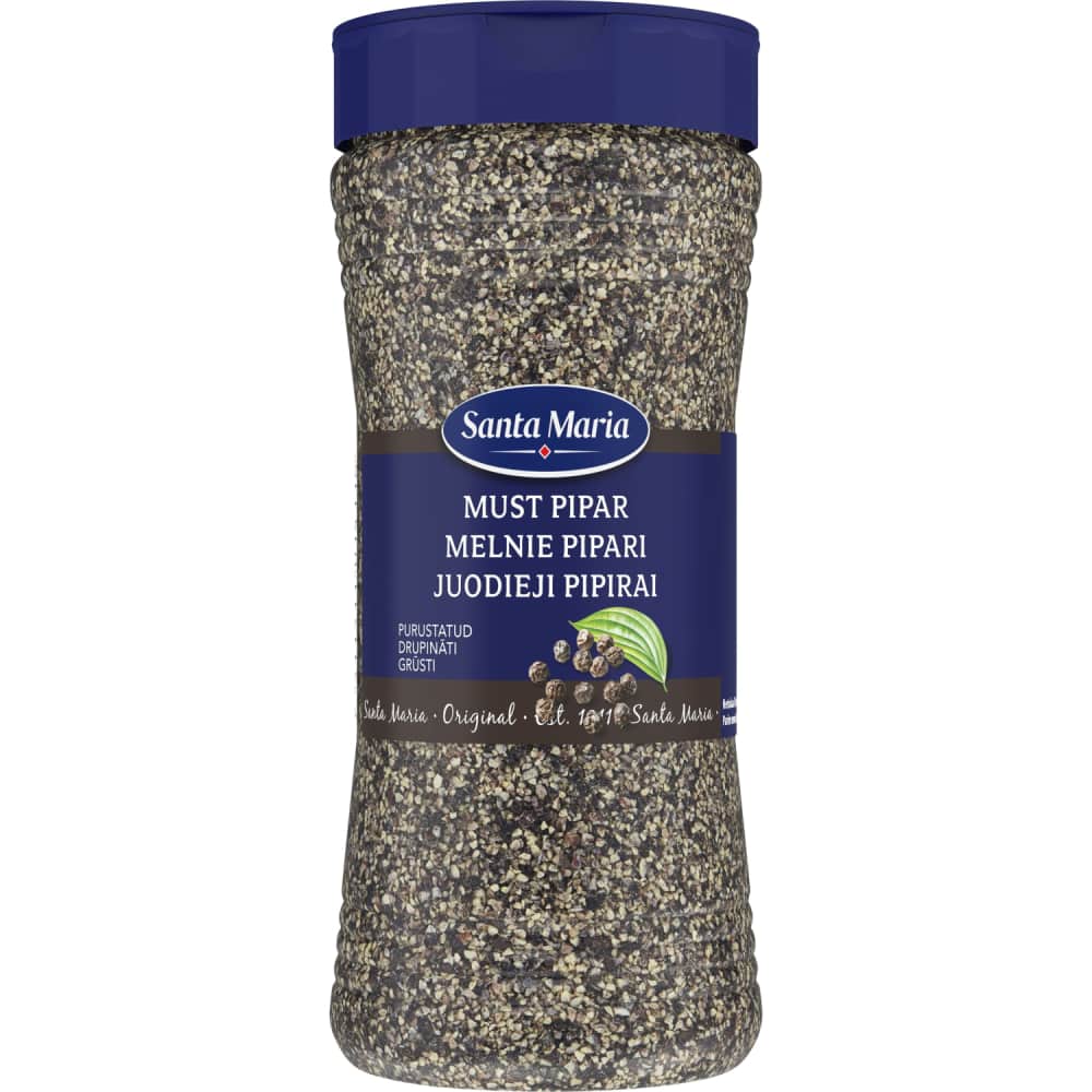 Melnie pipari Santa Maria drupināti 200g