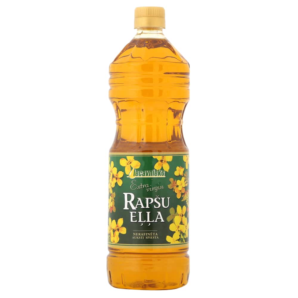 Eļļa Iecavnieks Extra Virgin rapšu neraf. 1l