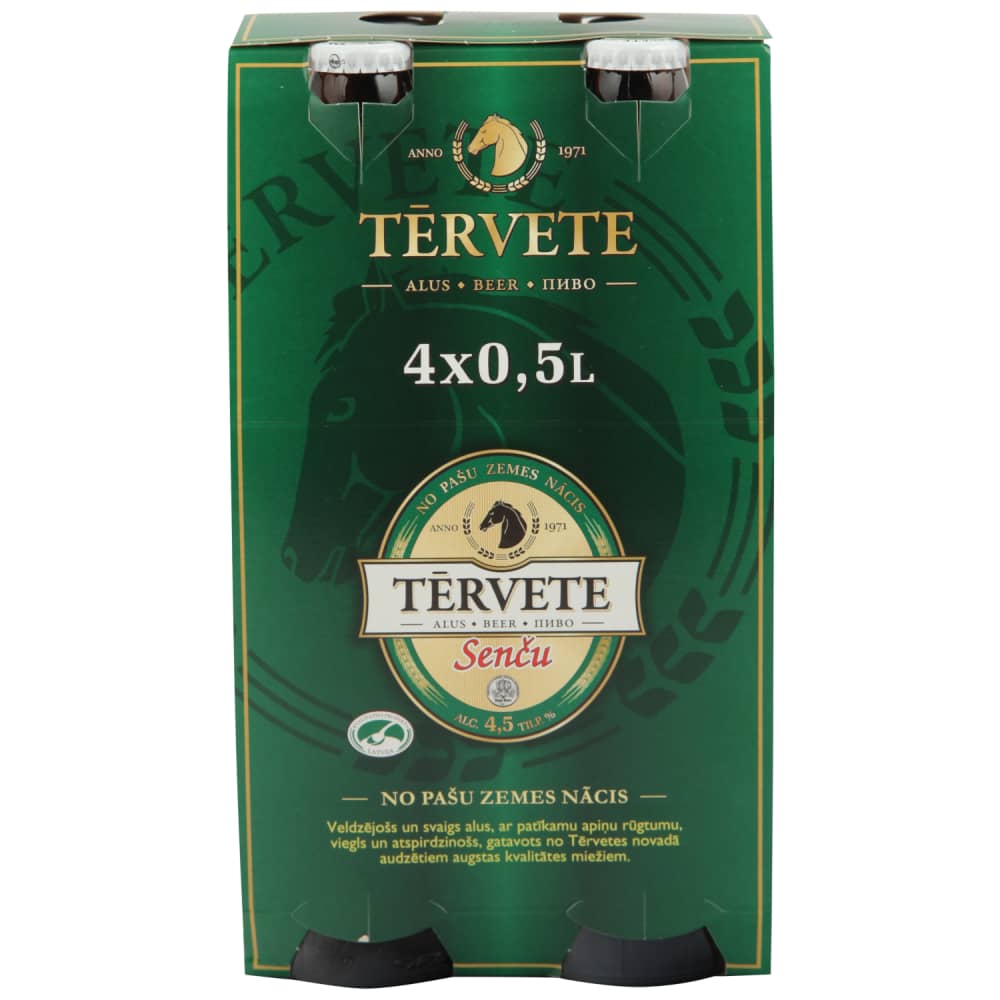 Alus Tērvete Senču 4,5% 4x0,5l