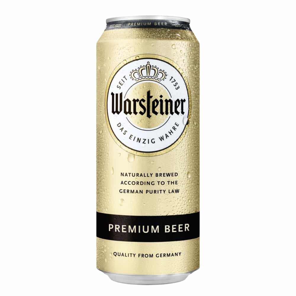 Alus Warsteiner Premium, bundžā 4,8% 0,5l
