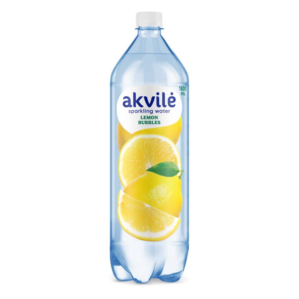 Ūdens Akvile viegli gāz. citrona g. 1,5l