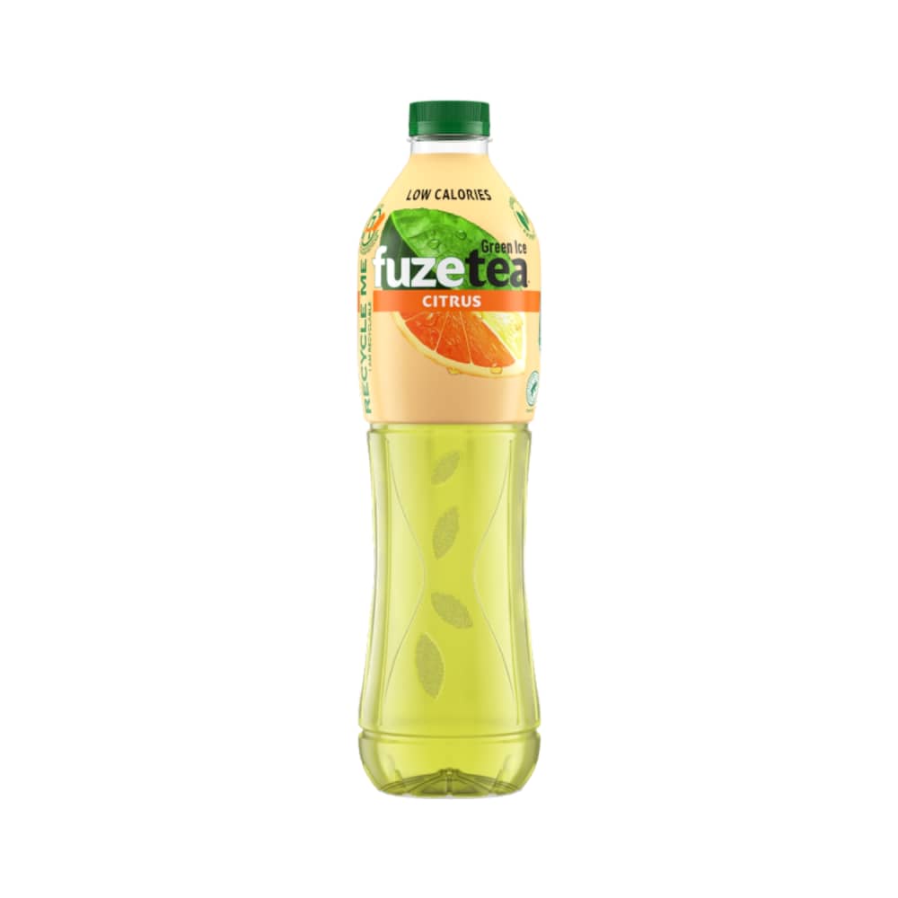 Fuze zaļā tēja ar citrusu garšu 1500ml