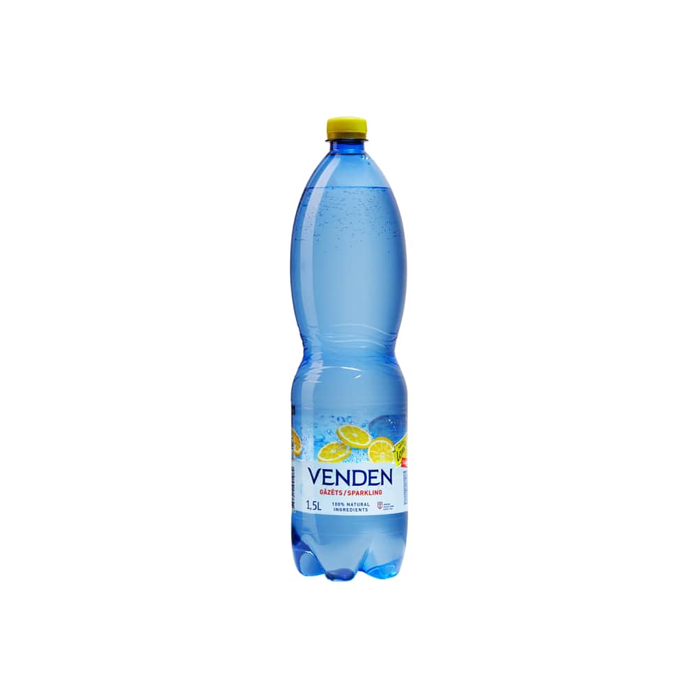 Ūdens Venden citrons gāzēts 1,5l
