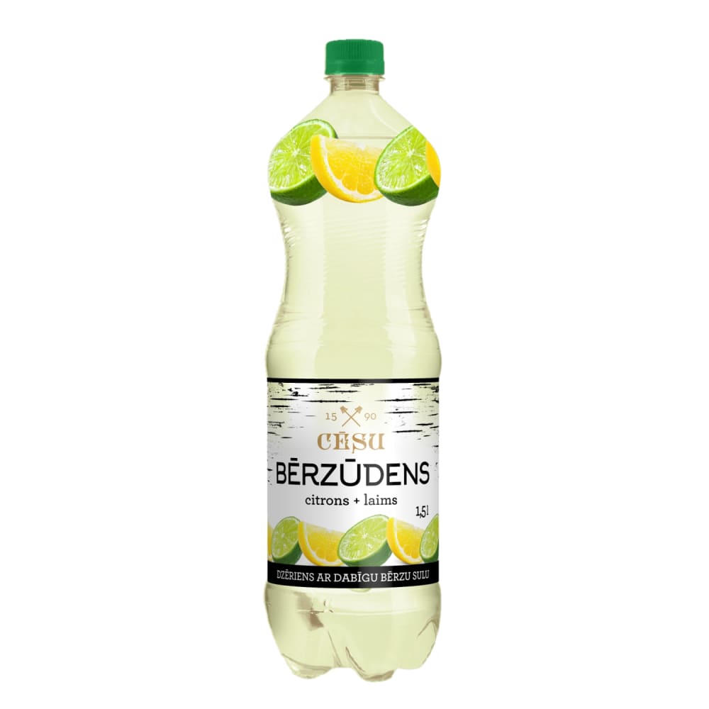 Ūdens Cēsu Bērzūdens citronu un laima 1,5l