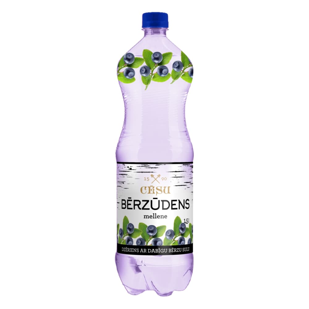Ūdens Cēsu Bērzūdens melleņu 1,5l