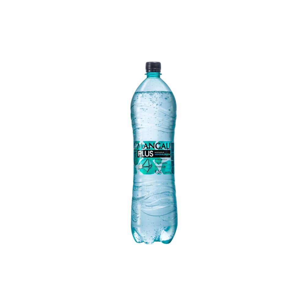 Ūdens Mangaļi Plus ar minerālsāļ. gāzēts 1,5l