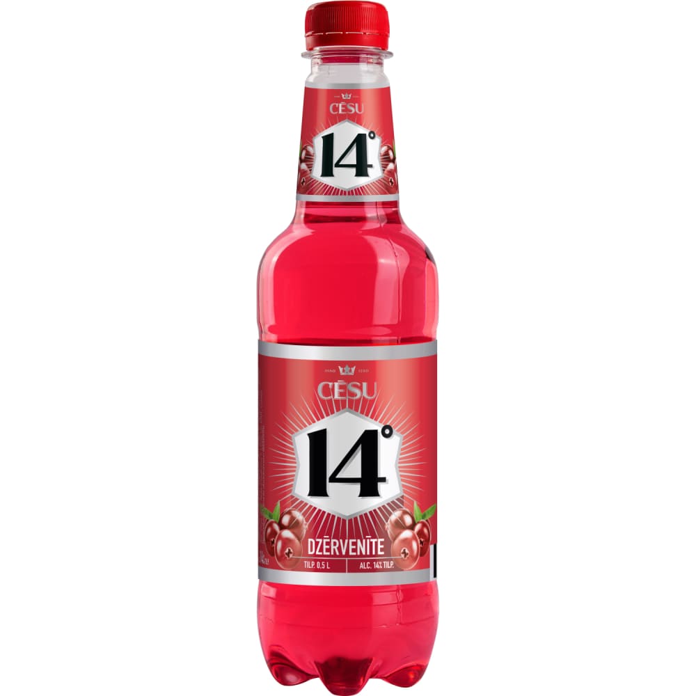 Alkohol. kokteilis Cēsu Dzērvenīte 14% 0,5l