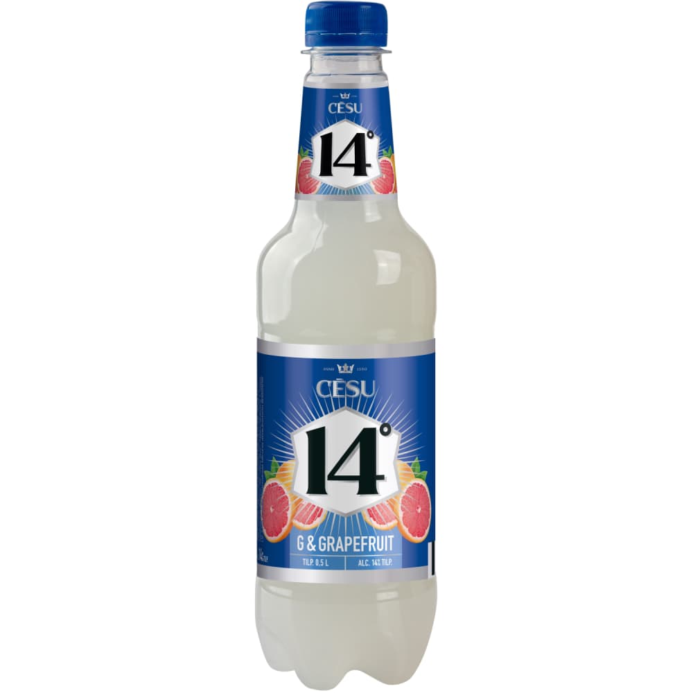 Alk. kokteilis Cēsu Gin&Grapefruit 14% 0,5l