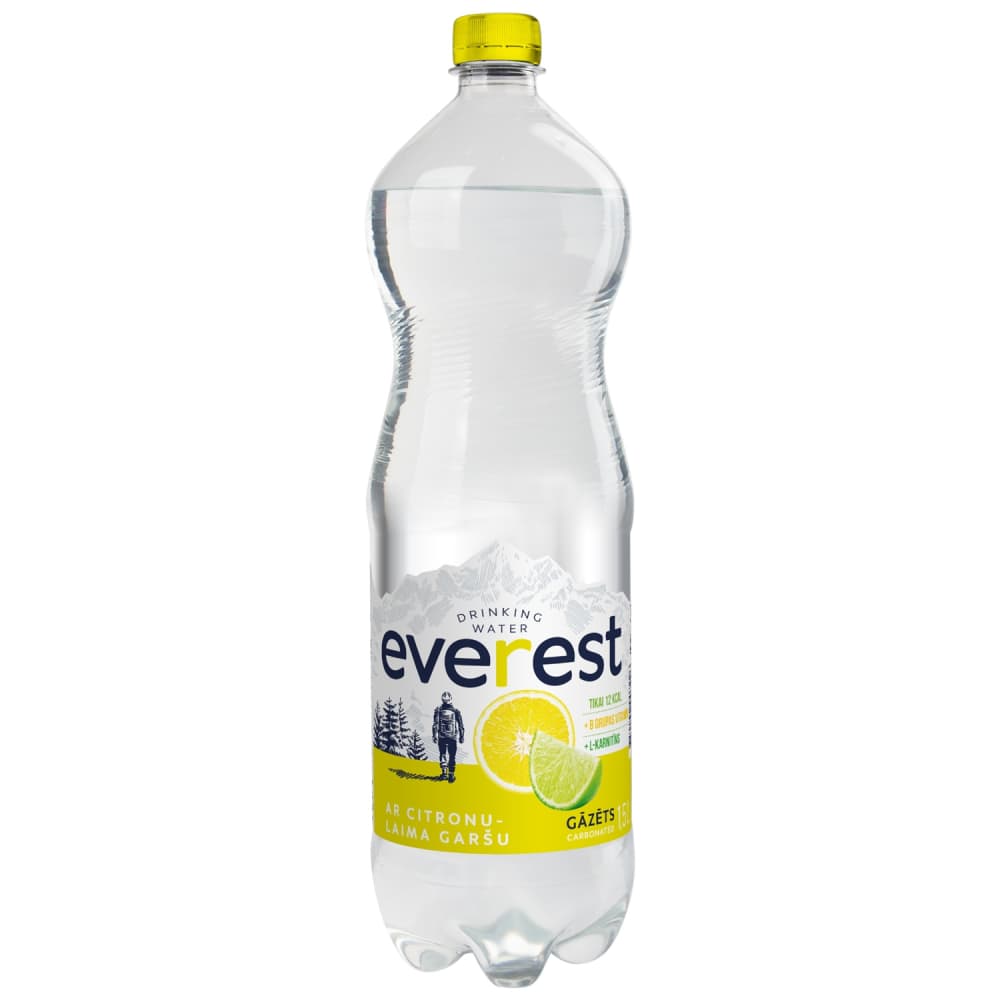 Ūdens Everest gāzēts ar cit., laima gar. 1,5l
