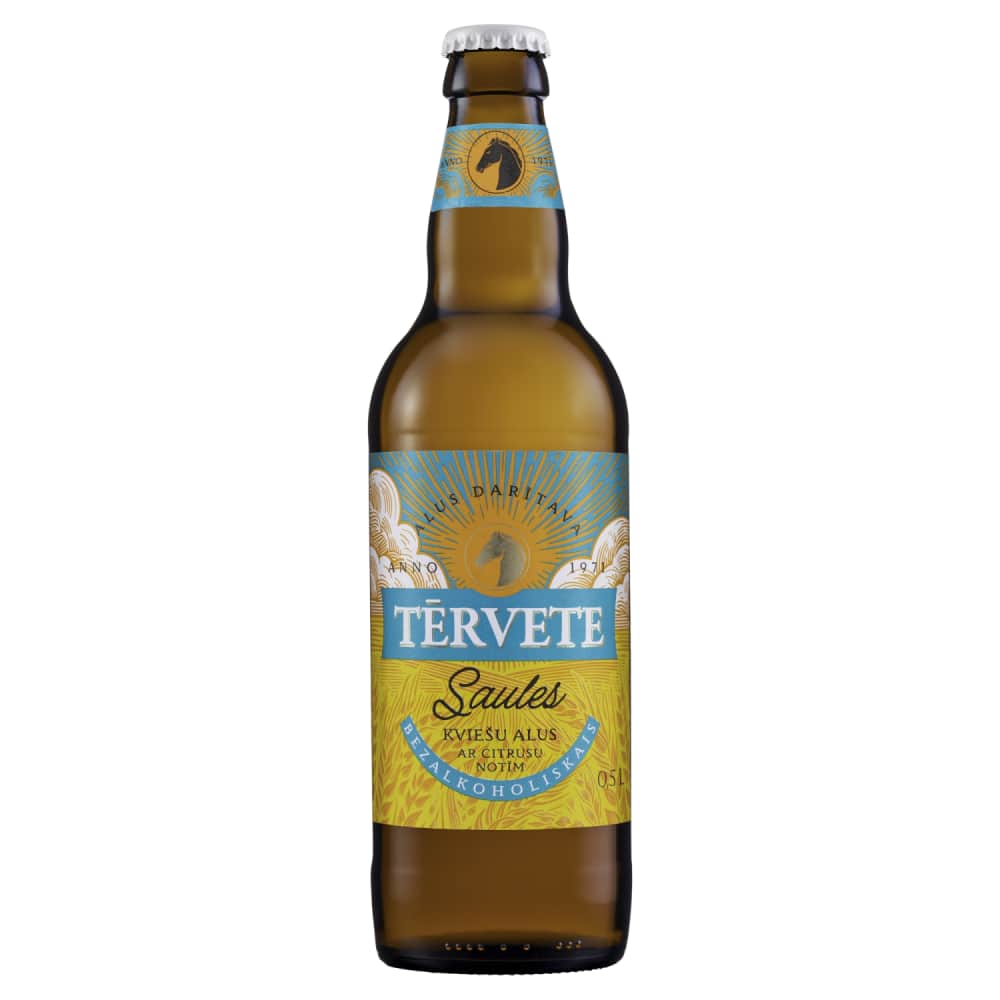 Alus Tērvete Saules bezalkoholiskais 0,5l