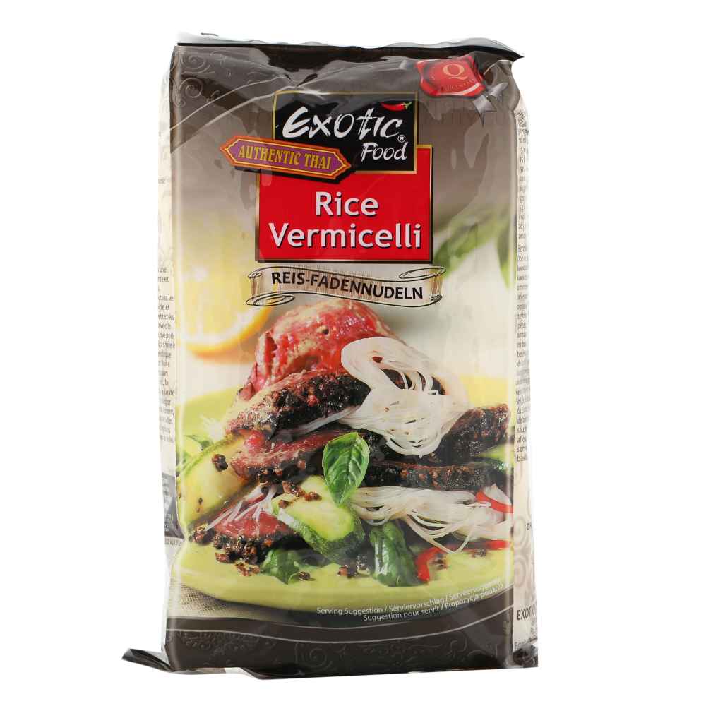 Rīsu nūdeles Exotic Food smalkās 250g