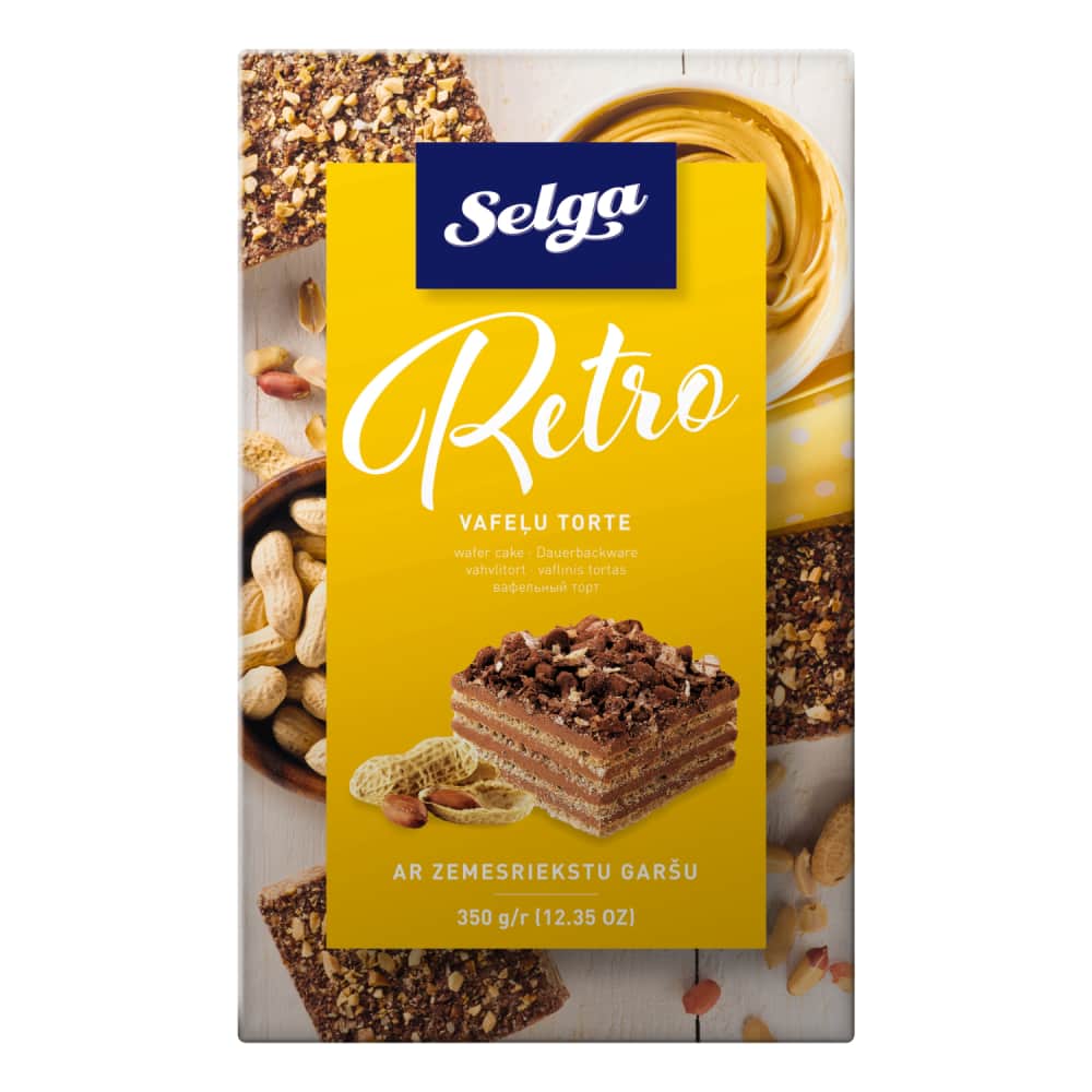 Vafeļu torte Retro 350g