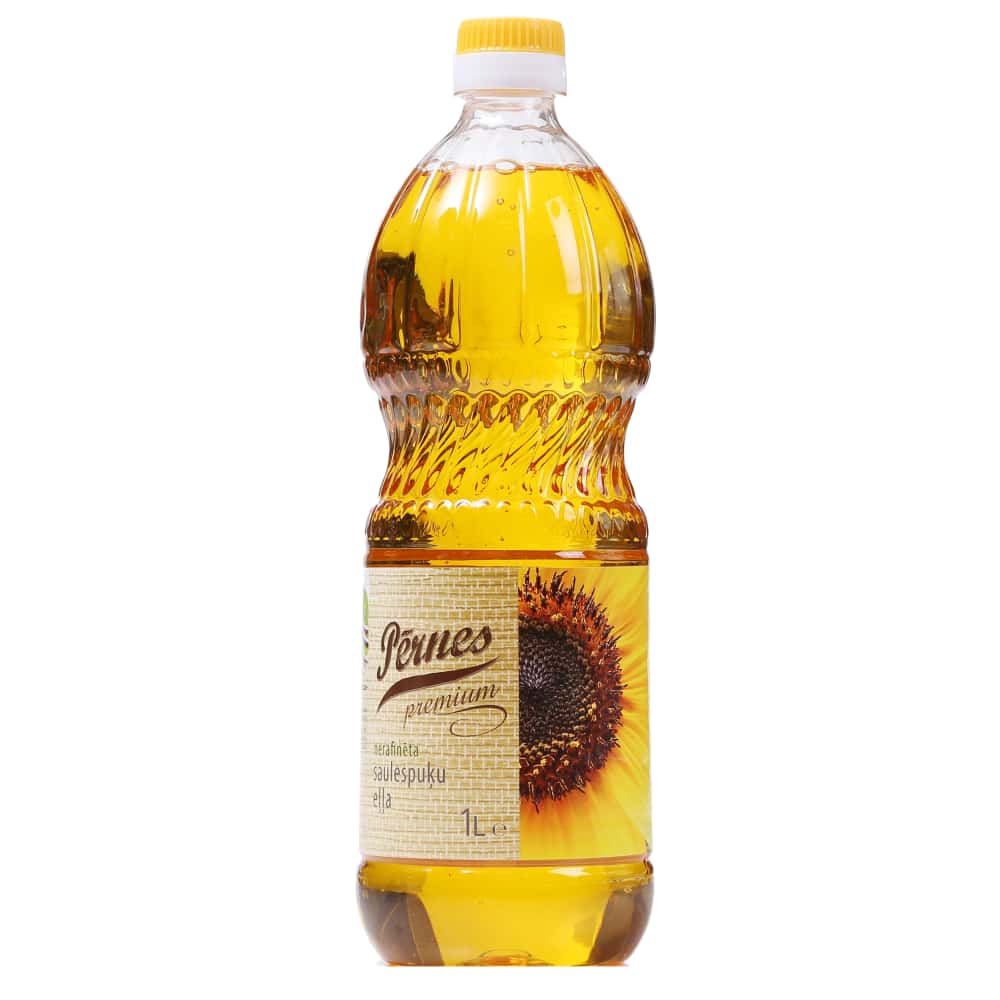 Saulespuķu eļļa Pērnes Premium nerafinēta 1l