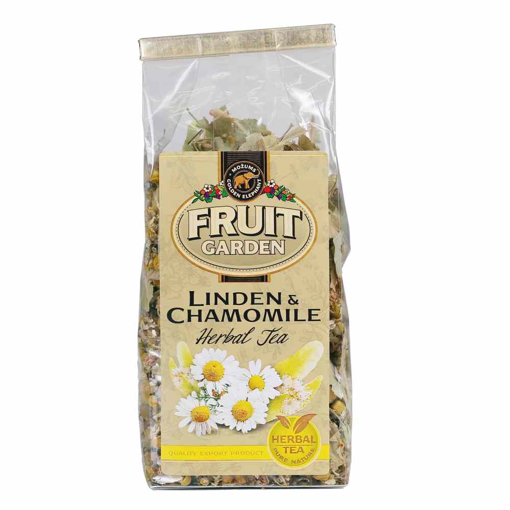 Zāļu tēja Fruit Garden kumelīšu liepziedu 40g