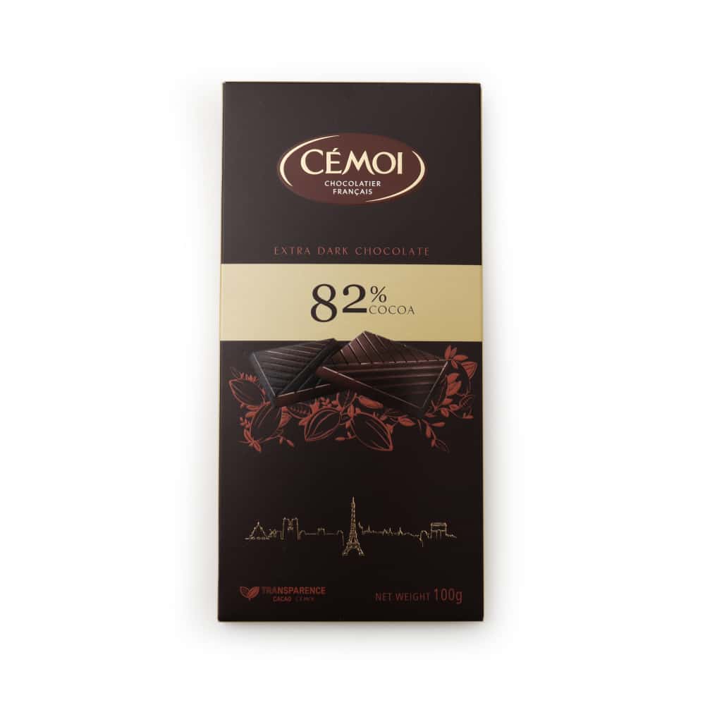Rūgtā šokolāde Cemoi 82% 100g