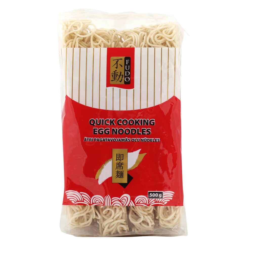 Olu nūdeles Fudo ātri pagatavojamās 500g