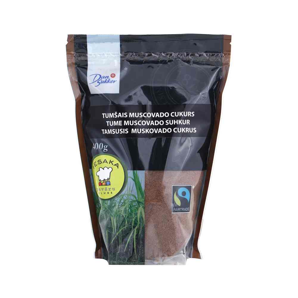 Cukurs Dansukker Muscovado tumšais 400g