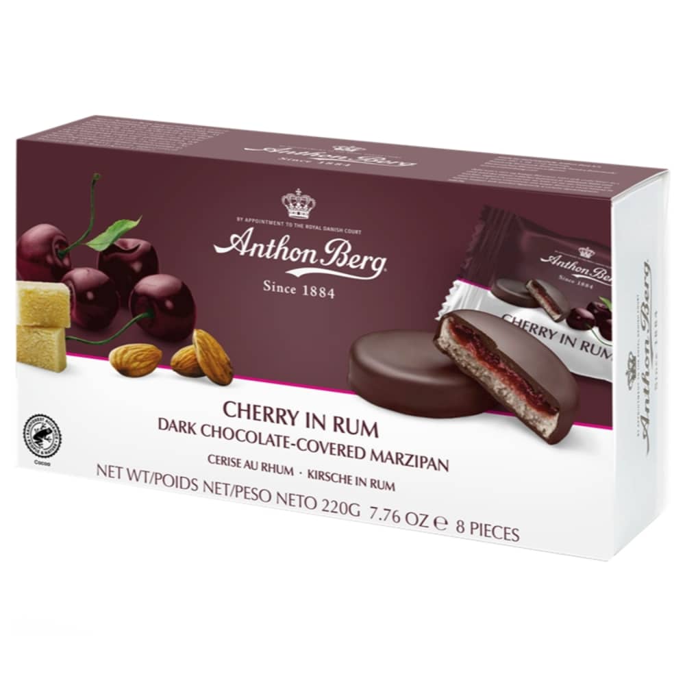 Marcipāns Anthon Berg šokolādē ķiršu 220g