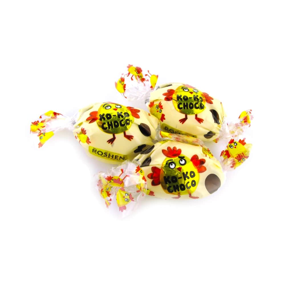Konfektes Roshen Ko-ko choco white kg