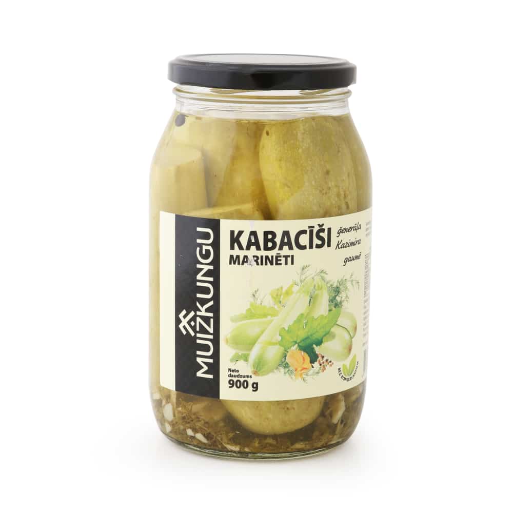 Marinēti kabacīši Muižkungu 900g/450g