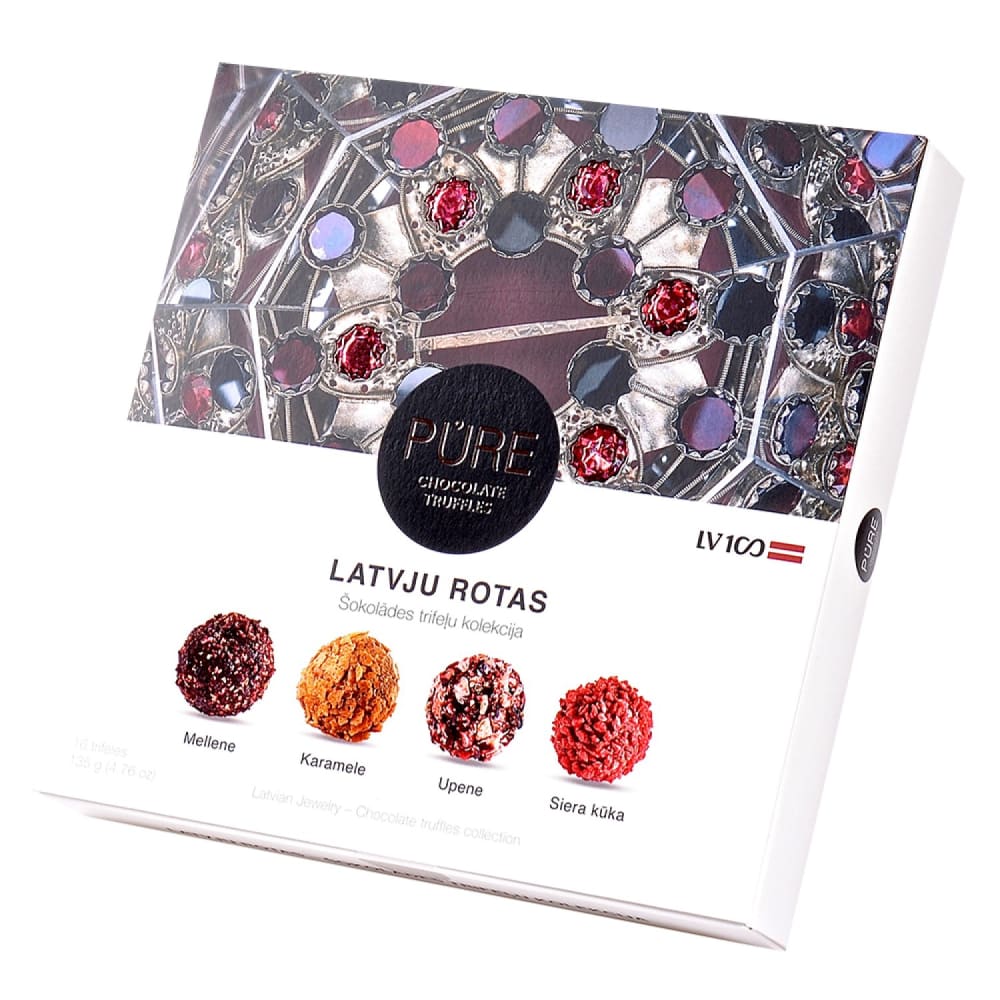 Šokolādes trifeļu Pure Rotas kolekcija 135g