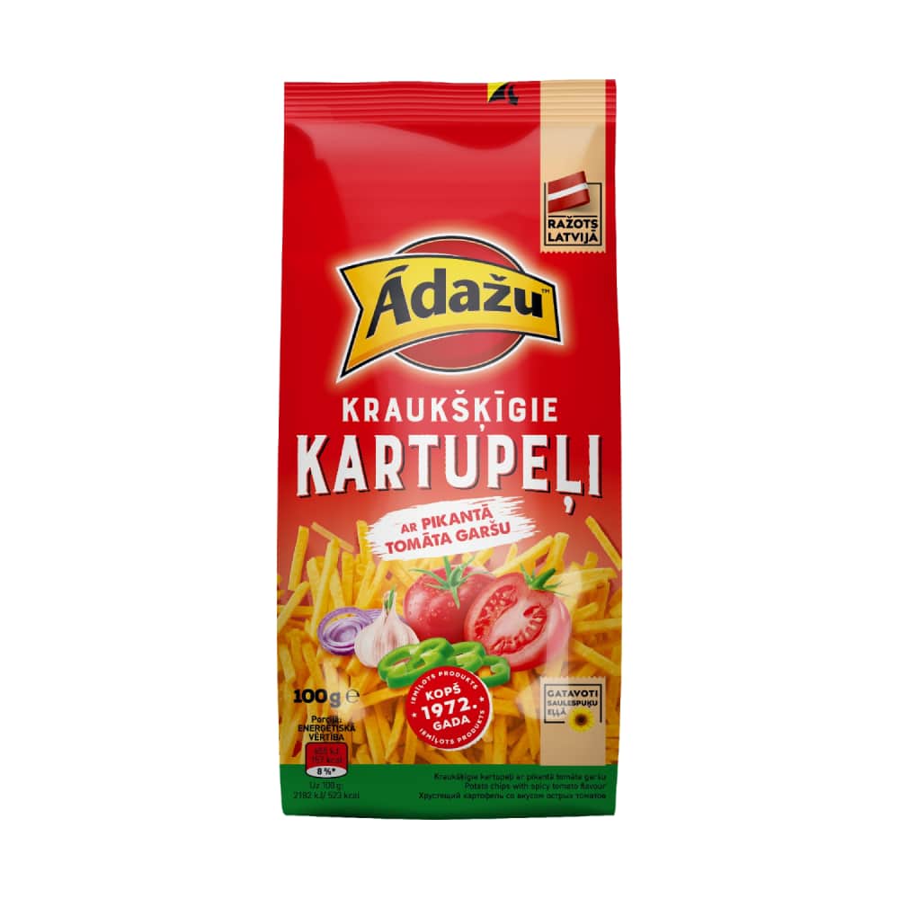Čipsi Ādaži pikantais tomāts 100g