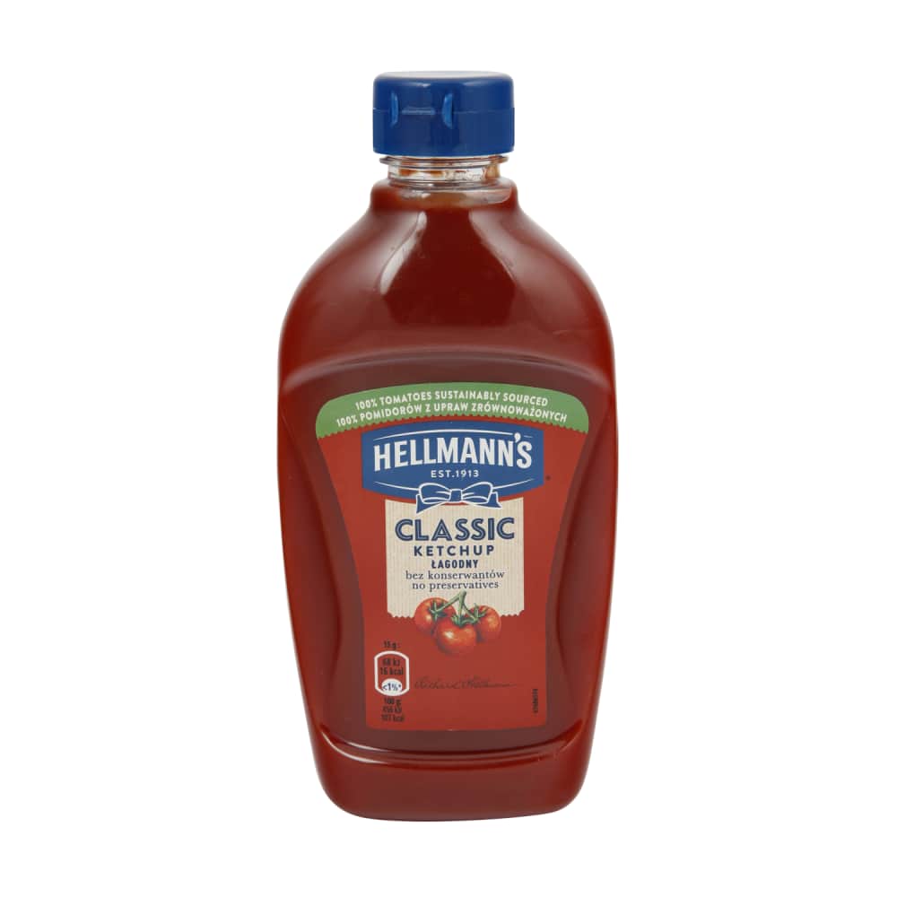 Kečups Hellman's vieglais 485g