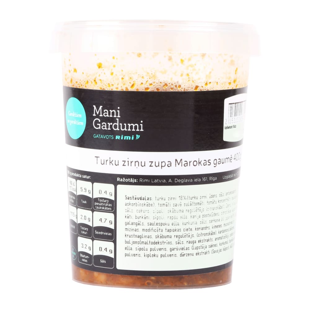 Turku zirņu zupa Marokas gaumē 400g