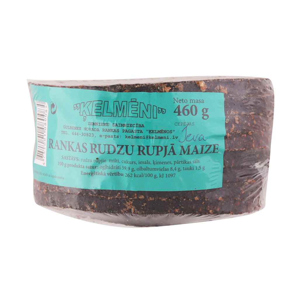 Rudzu maize Ķelmēni 1/2 sagriezta 460g