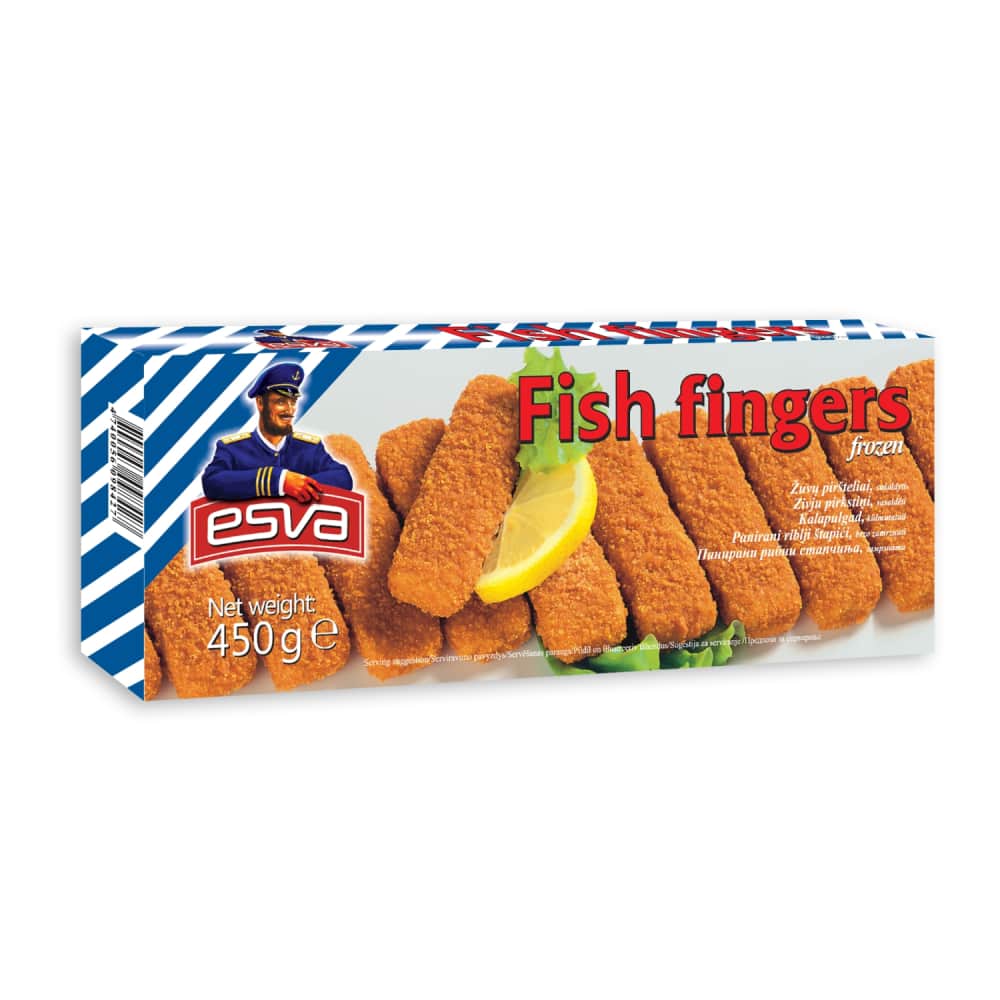 Zivju pirkstiņi Esva 450g
