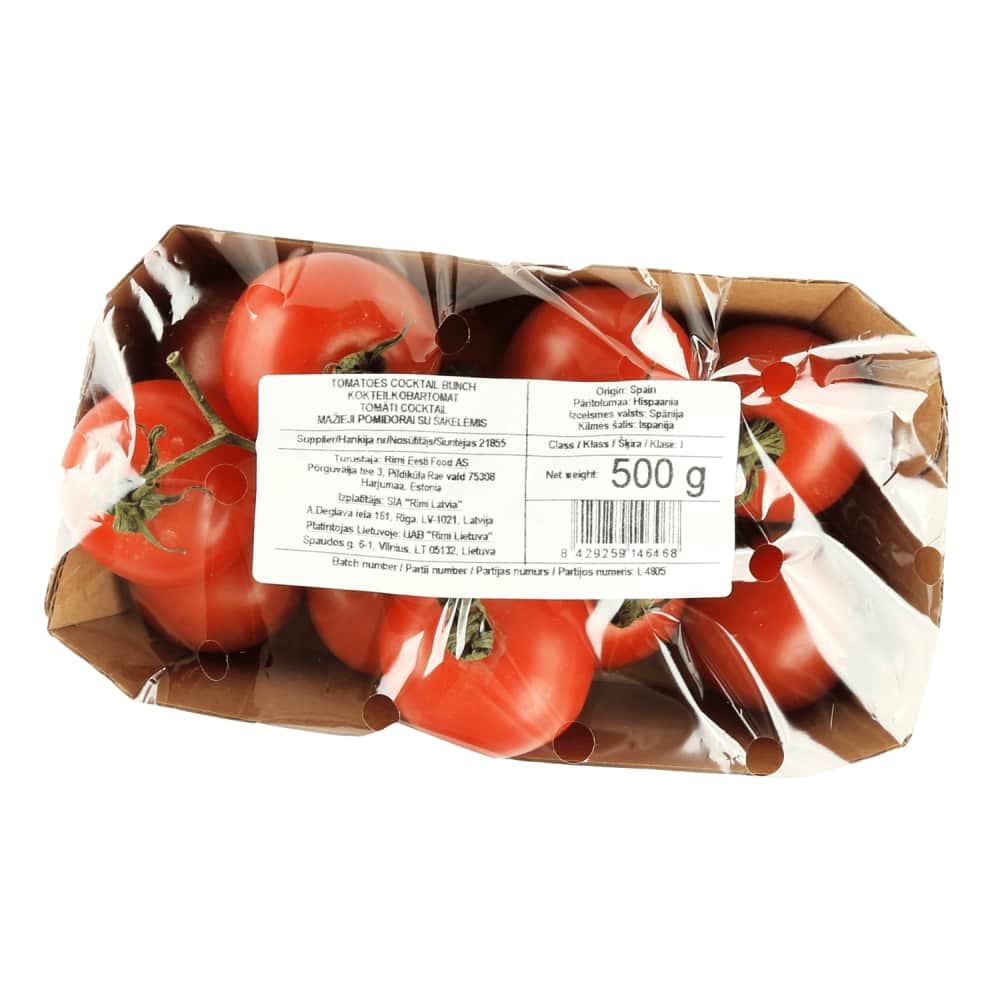 Tomāti ķekaros kokteiļu, 500g