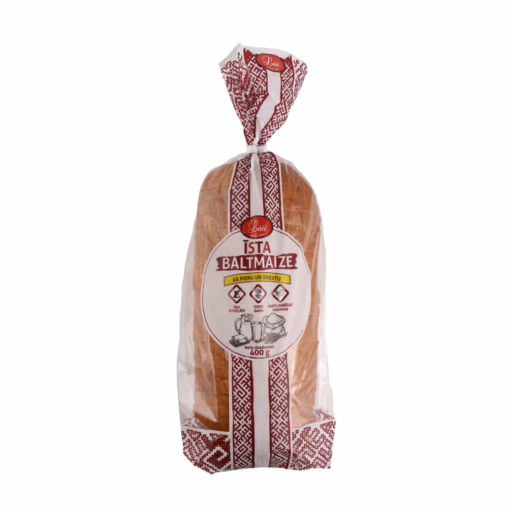 Baltmaize Lāči īstā sagriezta 400g