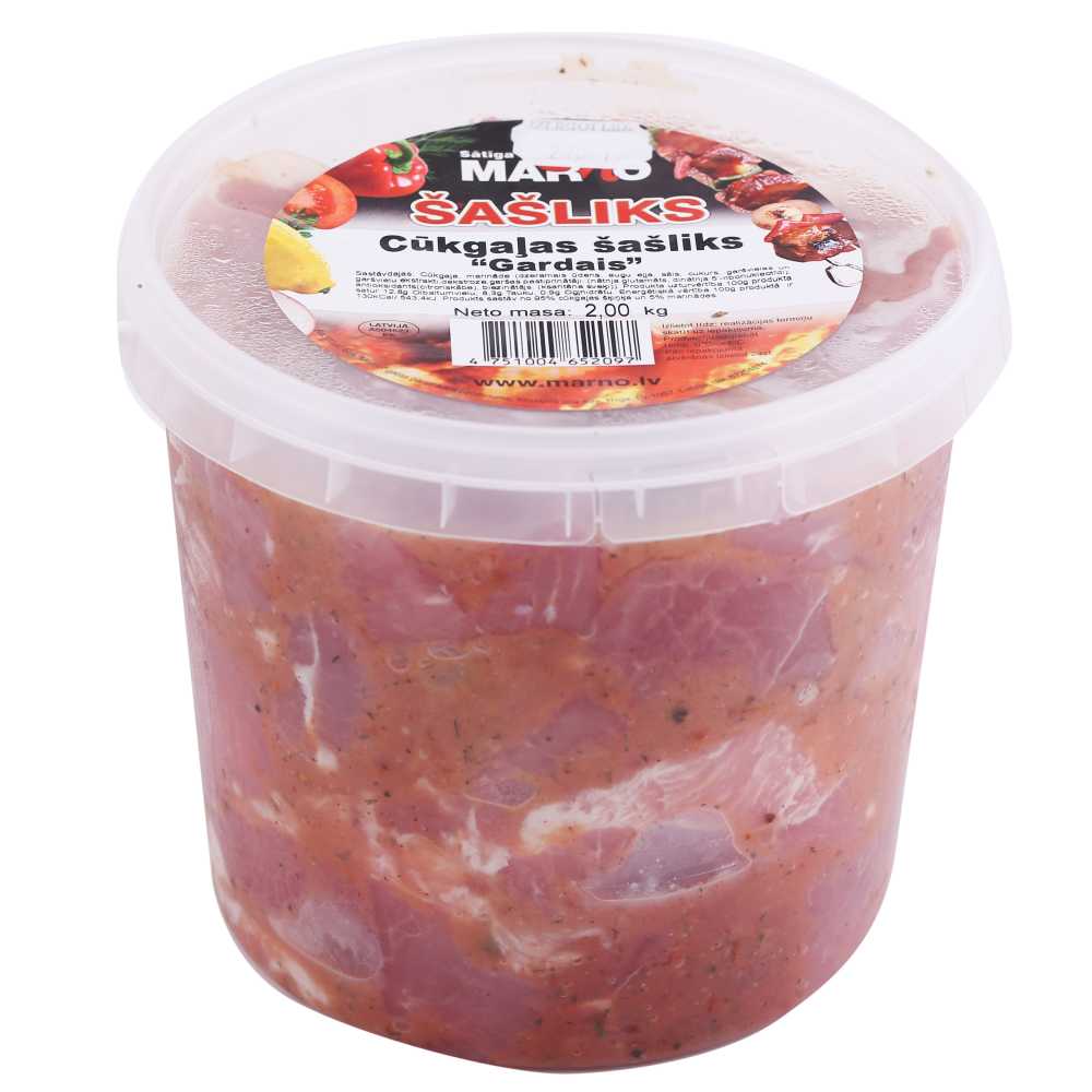 Šašliks Gardais cūkgaļas 2kg