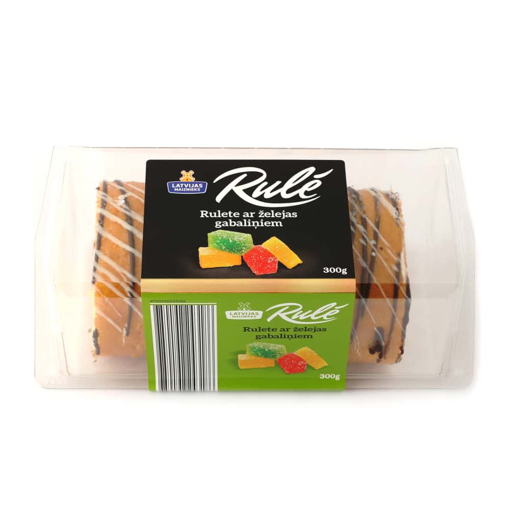 Rulete ar želejas gabaliņiem 300g