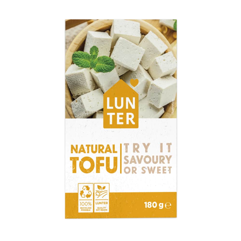 Dabīgais tofu tofu Lunter 180g
