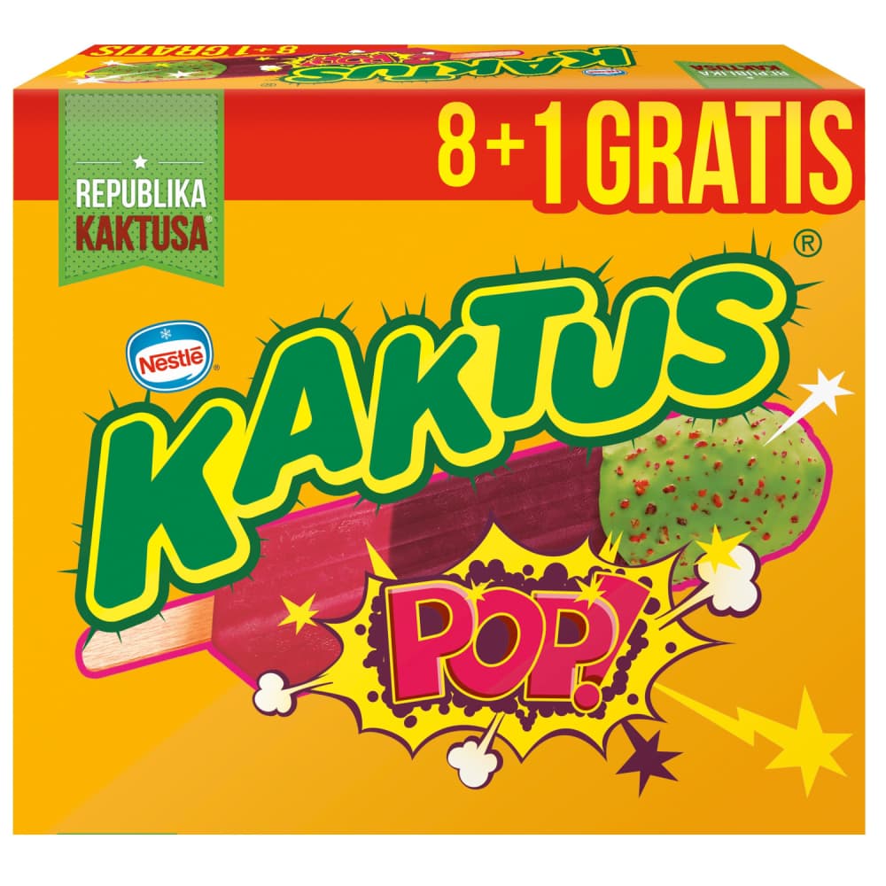 Saldējums Kaktus Pop 9x45ml
