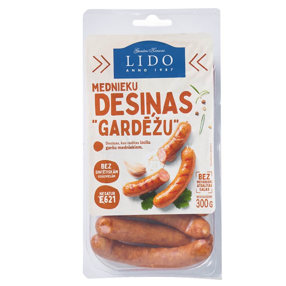 Mednieku desiņas Lido Gardēžu 300g